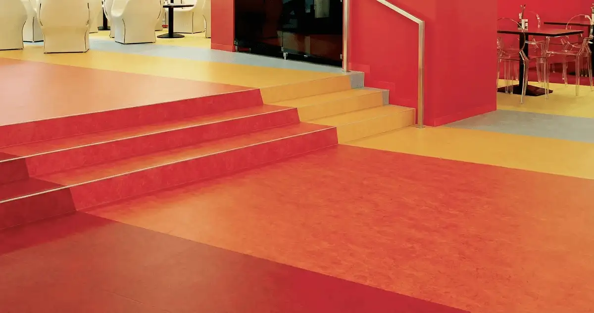 Snack bar with beautiful professionally installed linoleum flooring in Cedar Rapids, IA